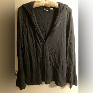 Women’s Black Zipper Hoodie